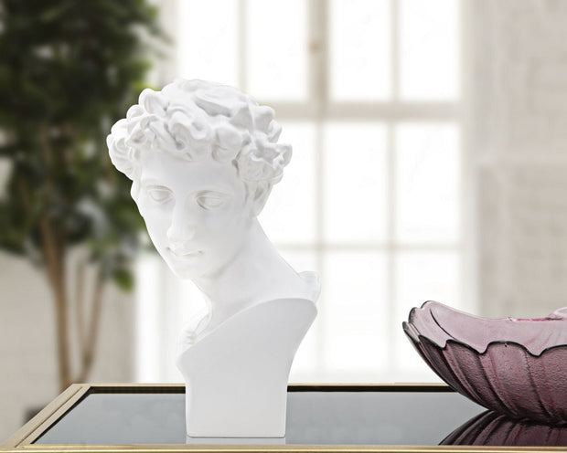 Mauro Ferretti Decoratiune din polirasina Young Roman Alb, L20xl17,5xH30 cm