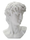 Mauro Ferretti Decoratiune din rasina Ancient Head Sculpture Alb, L44xl35,5xH60 cm