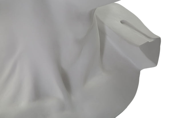 Mauro Ferretti Decoratiune din rasina Ancient Head Sculpture Alb, L44xl35,5xH60 cm