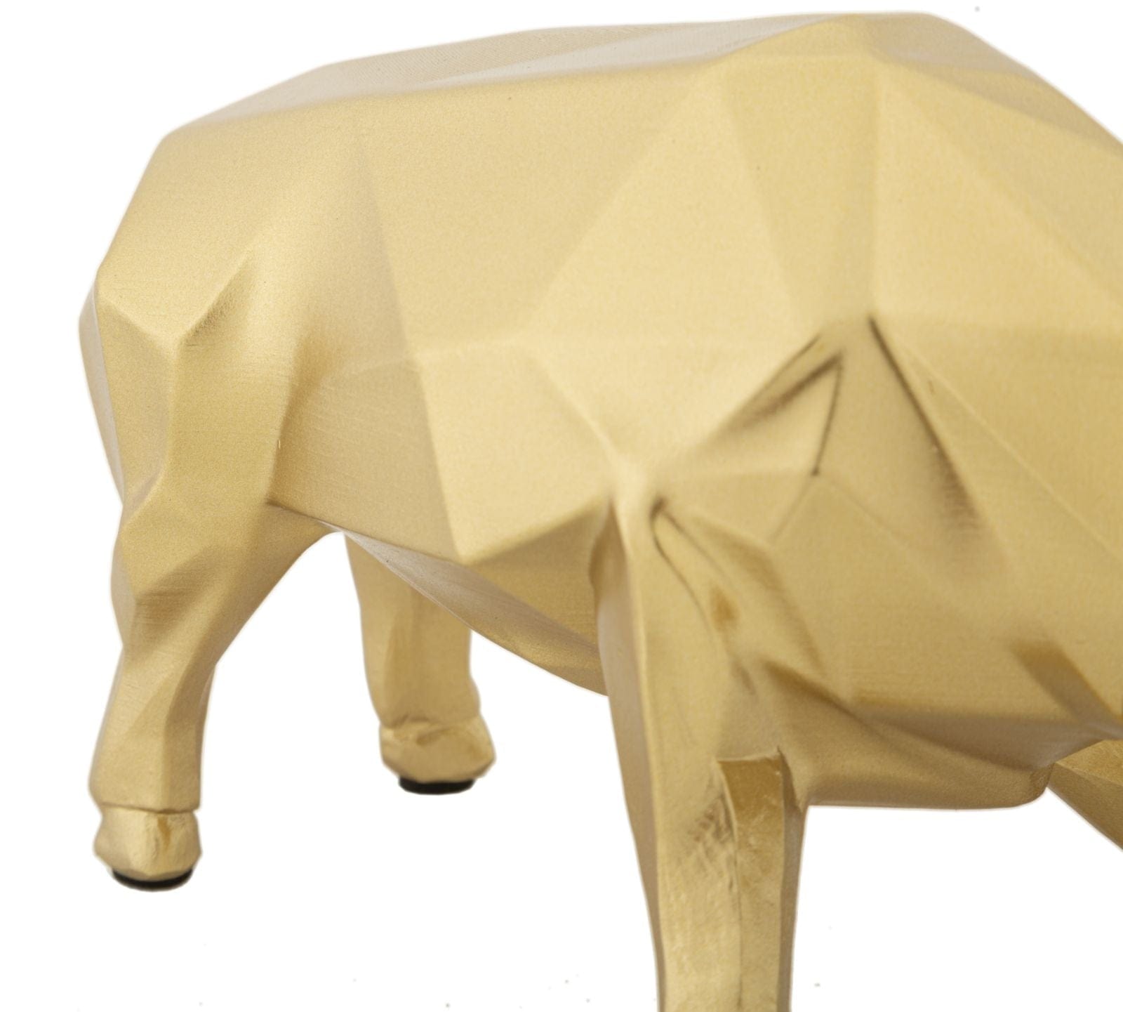 Mauro Ferretti Decoratiune din rasina Bull Auriu, L19,5xl9,9xH10,6 cm