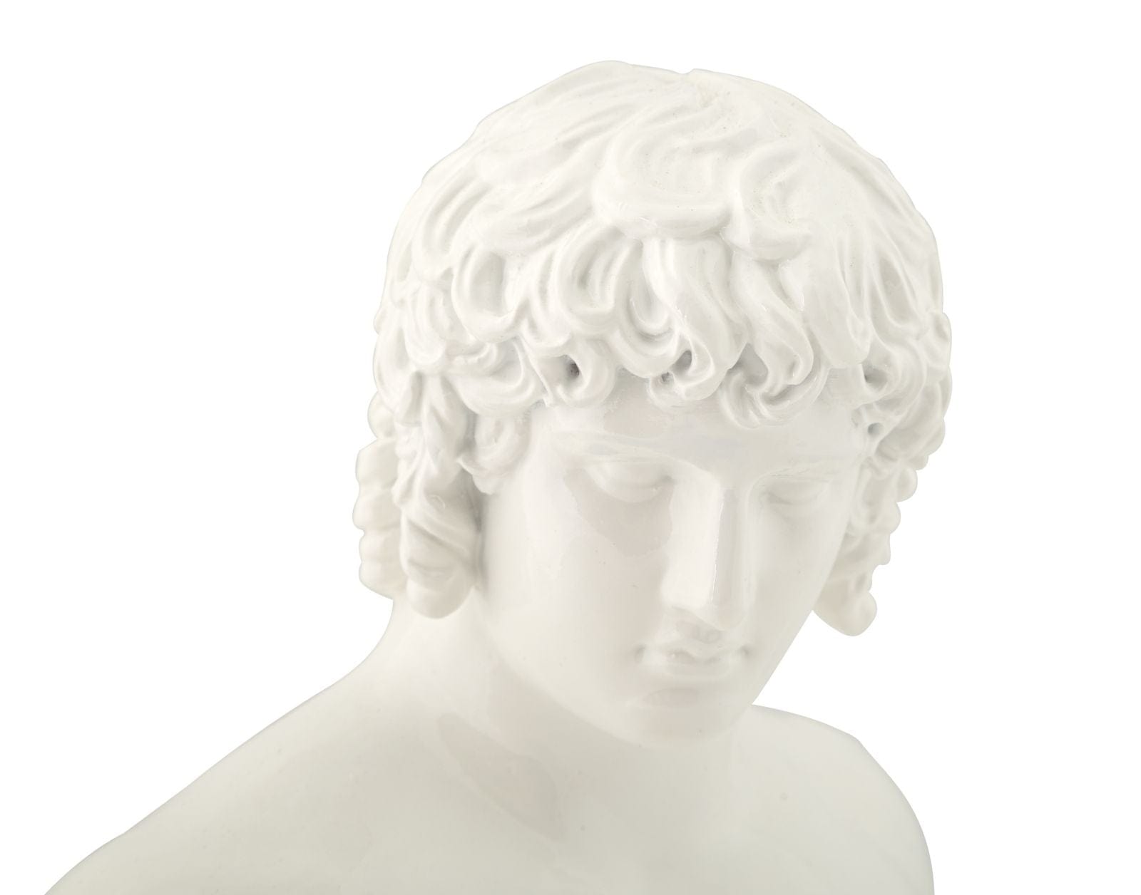 Mauro Ferretti Decoratiune din rasina Centurion Sculpture Alb, L18,2xl12,8xH25 cm