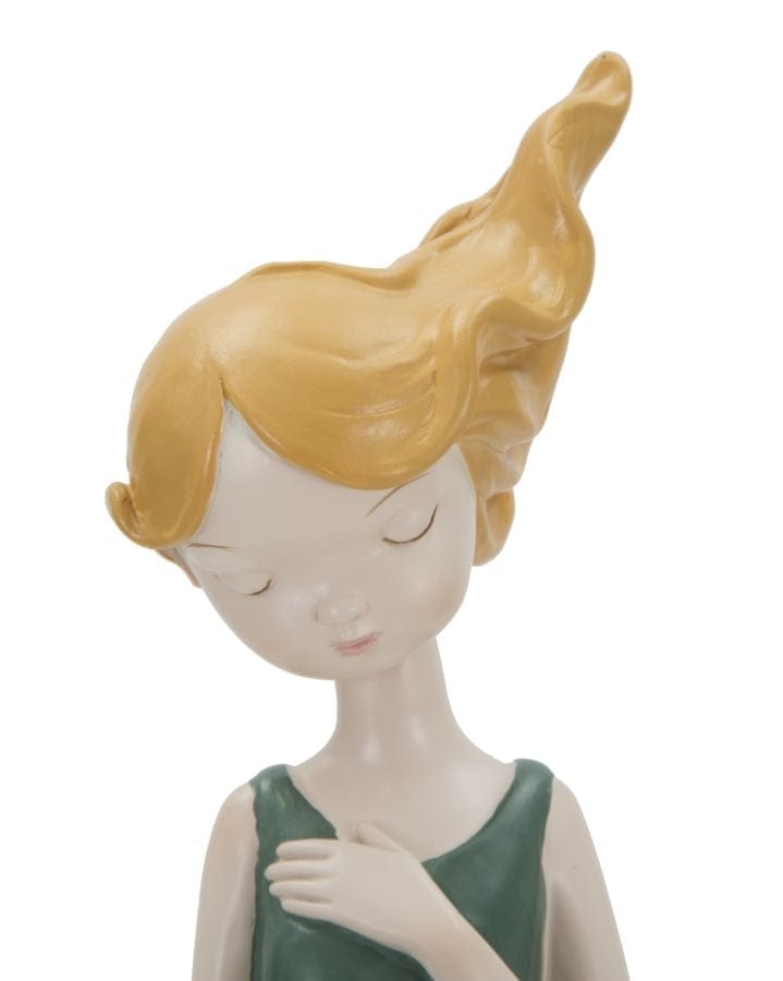 Mauro Ferretti Decoratiune din rasina Dolly with Rabbit  Multicolor, l11,5xA10xH33,5 cm