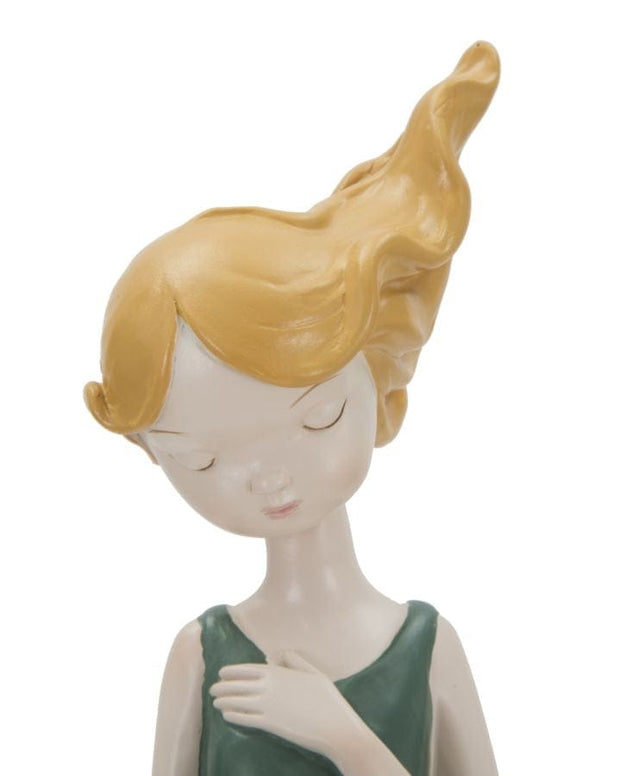 Mauro Ferretti Decoratiune din rasina Dolly with Rabbit  Multicolor, l11,5xA10xH33,5 cm