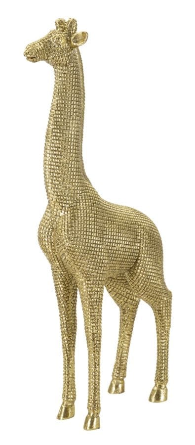 Mauro Ferretti Decoratiune din rasina Giraffa Tall Auriu, L20xl9,8xH49 cm