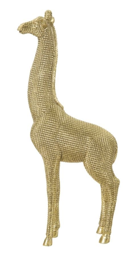 Mauro Ferretti Decoratiune din rasina Giraffa Tall Auriu, L20xl9,8xH49 cm