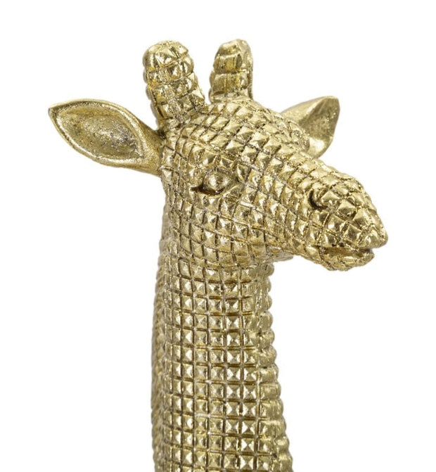 Mauro Ferretti Decoratiune din rasina Giraffa Tall Auriu, L20xl9,8xH49 cm
