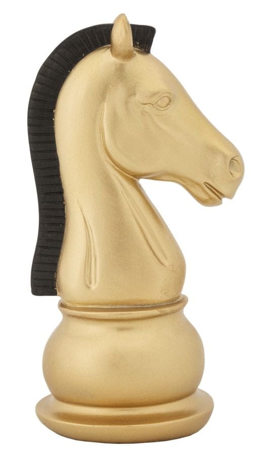 Mauro Ferretti Decoratiune din rasina Horse Auriu, L10,5xl8,5xH19 cm