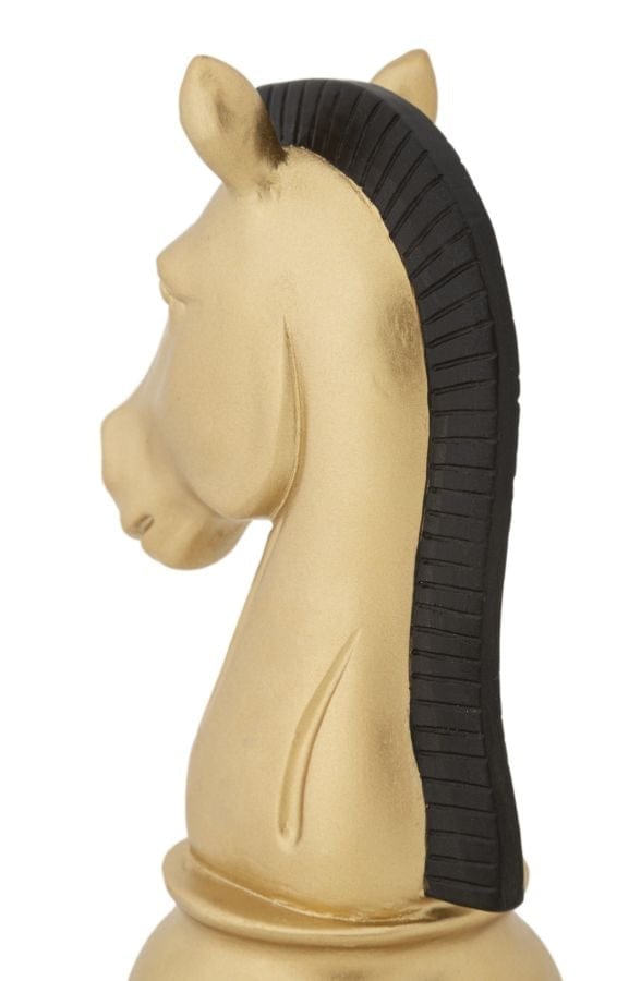 Mauro Ferretti Decoratiune din rasina Horse Auriu, L10,5xl8,5xH19 cm