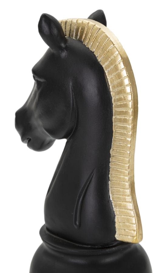 Mauro Ferretti Decoratiune din rasina Horse Negru, L10,5xl8,5xH19 cm