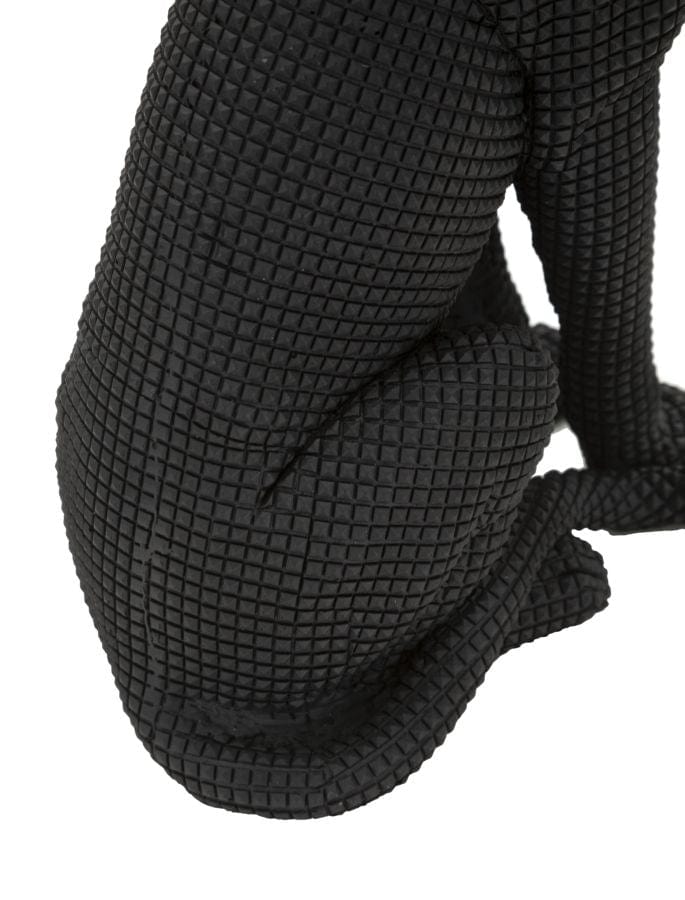 Mauro Ferretti Decoratiune din rasina Leopard Sitting Negru, L15xl10xH27 cm