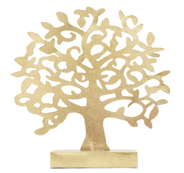 Mauro Ferretti Decoratiune metalica, Albero Auriu, l31xA8,5xH31,5 cm