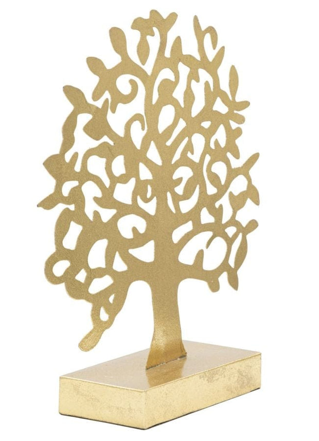 Mauro Ferretti Decoratiune metalica, Albero Auriu, l31xA8,5xH31,5 cm