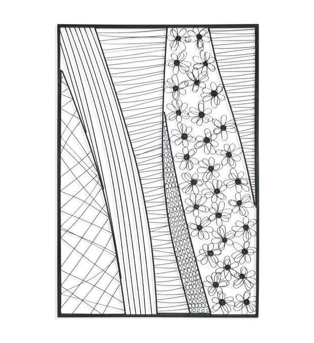 Decoratiune metalica de perete, Abstract Forge, l85xA3xH125 cm