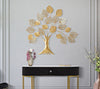 Mauro Ferretti Decoratiune metalica de perete, Albero Auriu, l81xA2,5xH78 cm