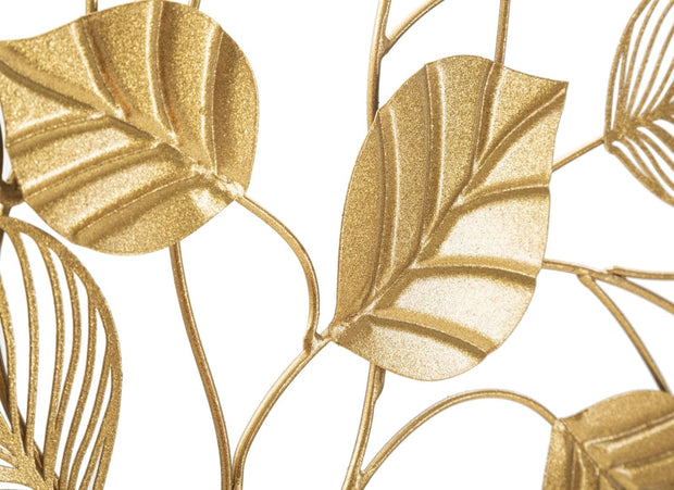 Mauro Ferretti Decoratiune metalica de perete, Albero Auriu, l81xA2,5xH78 cm
