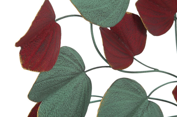 Mauro Ferretti Decoratiune metalica de perete Albero Bix Verde / Rosu, l105xA6,5xH94 cm