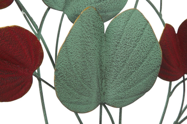 Decoratiune metalica de perete Albero Bix Verde / Rosu, l105xA6,5xH94 cm (6)