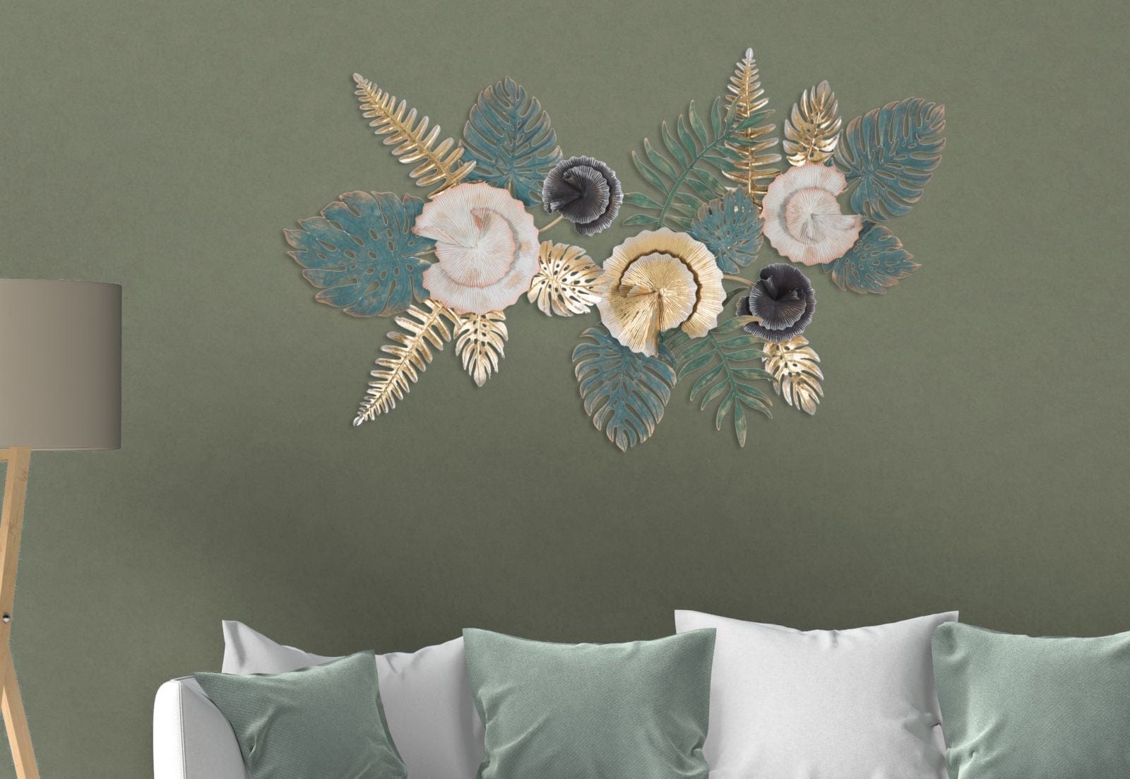 Mauro Ferretti Decoratiune metalica de perete Amaz Multicolor, l115xA6xH70 cm