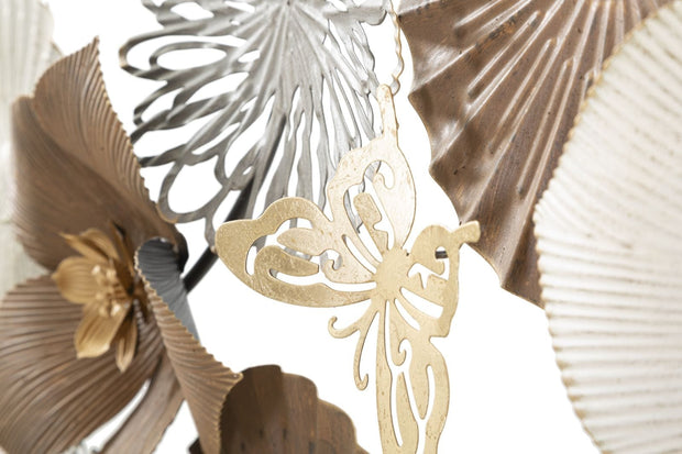 Mauro Ferretti Decoratiune metalica de perete, Broty Multicolor, l136,5xA7,6xH68,6 cm