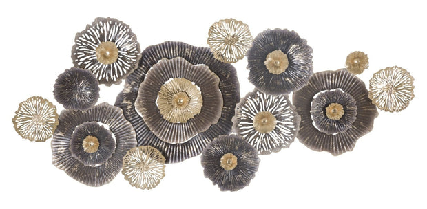 Mauro Ferretti Decoratiune metalica de perete, Browny A Multicolor, l167,6xA7,6xH73,5 cm