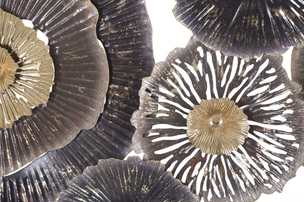 Mauro Ferretti Decoratiune metalica de perete, Browny A Multicolor, l167,6xA7,6xH73,5 cm