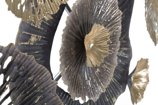 Mauro Ferretti Decoratiune metalica de perete, Browny B Multicolor, l96,5xA5,7xH51 cm