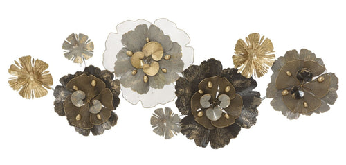 Mauro Ferretti Decoratiune metalica de perete, Bungy Multicolor, l149,2xA8,9xH61 cm