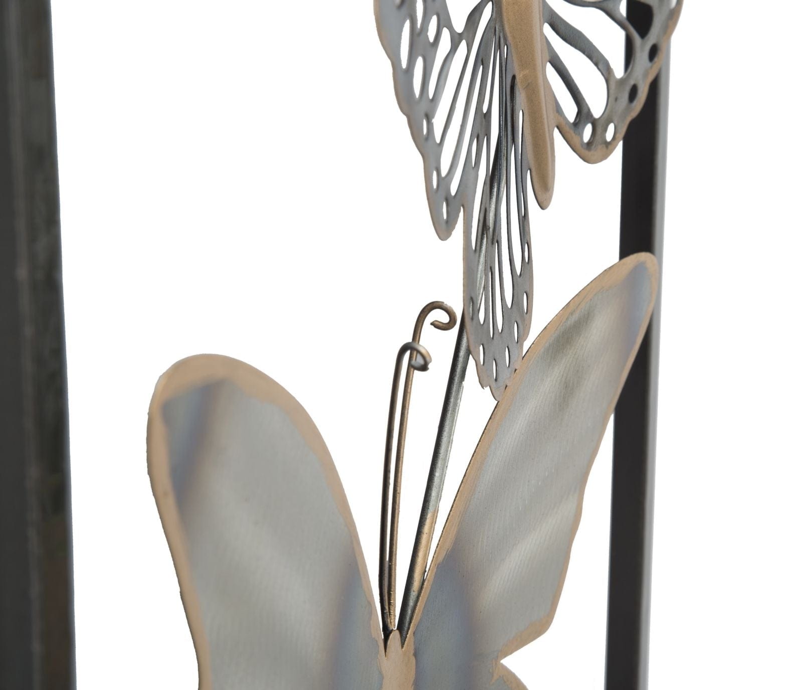 Mauro Ferretti Decoratiune metalica de perete Butterflies Multicolor, l31xA2,5xH90 cm