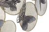 Mauro Ferretti Decoratiune metalica de perete, Butterfly Multicolor, l66xA5xH38 cm