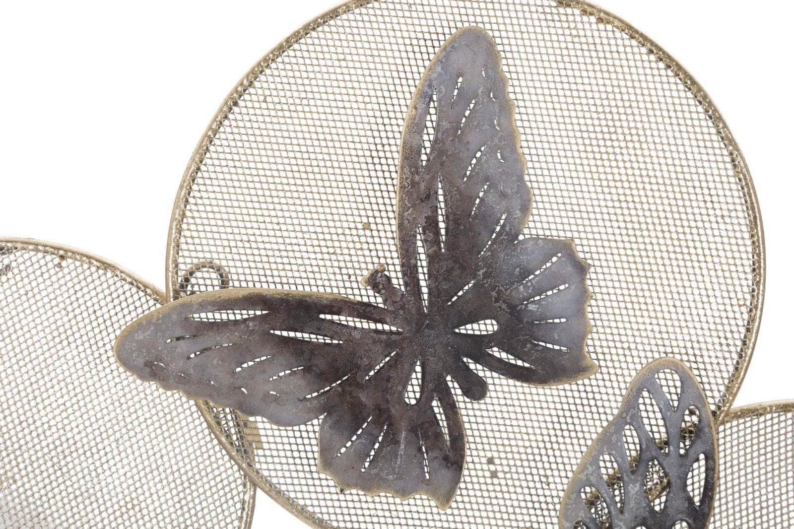 Mauro Ferretti Decoratiune metalica de perete, Butterfly Multicolor, l66xA5xH38 cm
