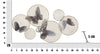 Mauro Ferretti Decoratiune metalica de perete, Butterfly Multicolor, l66xA5xH38 cm