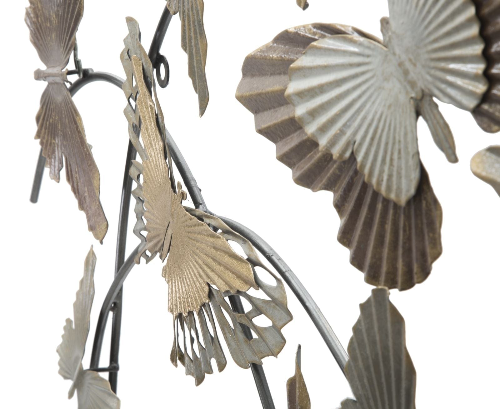 Mauro Ferretti Decoratiune metalica de perete, Butterfly Smart Multicolor, l118xA3xH52 cm