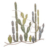Mauro Ferretti Decoratiune metalica de perete, Cactus -B- Multicolor, l90xA2,5xH64 cm