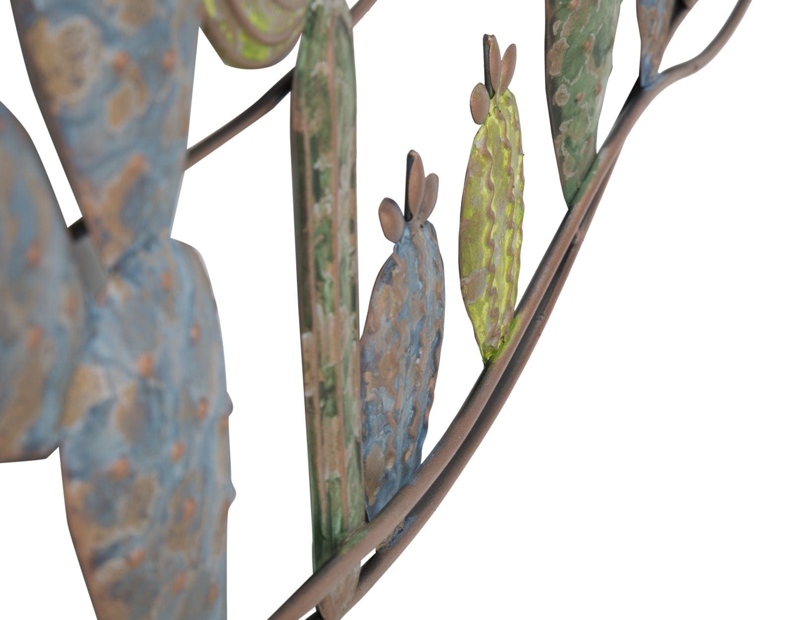 Mauro Ferretti Decoratiune metalica de perete, Cactus -B- Multicolor, l90xA2,5xH64 cm