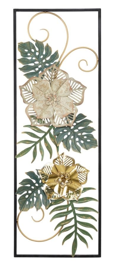 Mauro Ferretti Decoratiune metalica de perete, Campur B Tall Multicolor, l31xA4xH90 cm