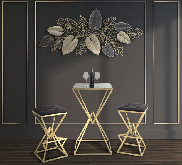 Mauro Ferretti Decoratiune metalica de perete Century-A Multicolor, l131xA4,5xH61 cm