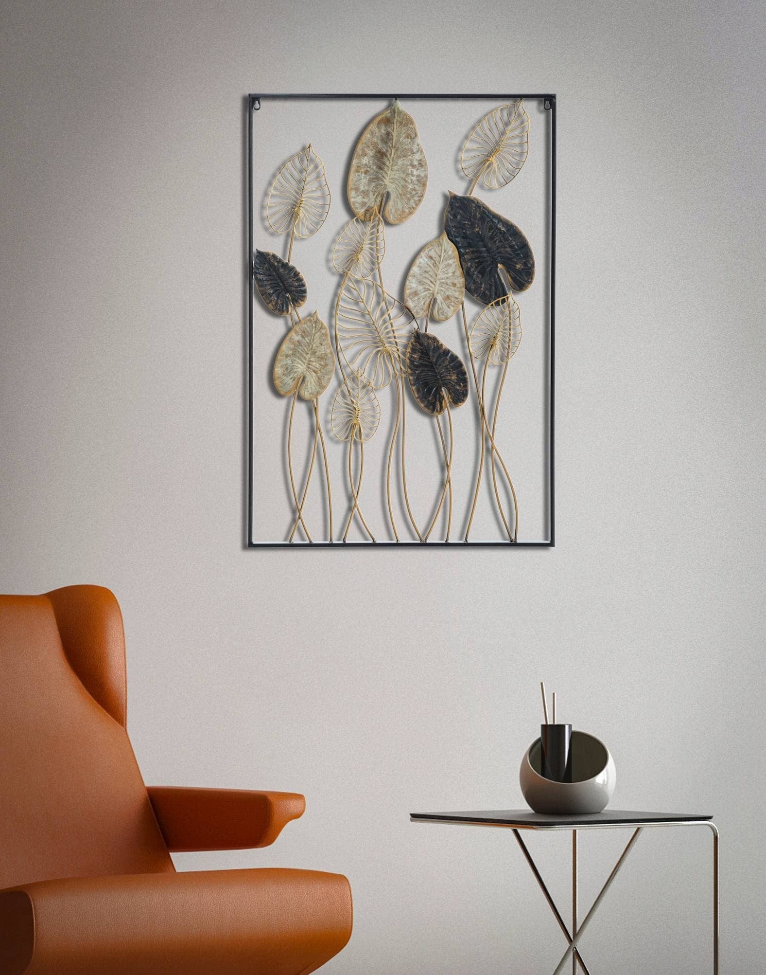 Mauro Ferretti Decoratiune metalica de perete Century-B Multicolor, l66xA4,5xH100 cm