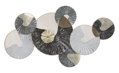 Mauro Ferretti Decoratiune metalica de perete, Circy Multicolor, l89,5xA5xH49,5 cm