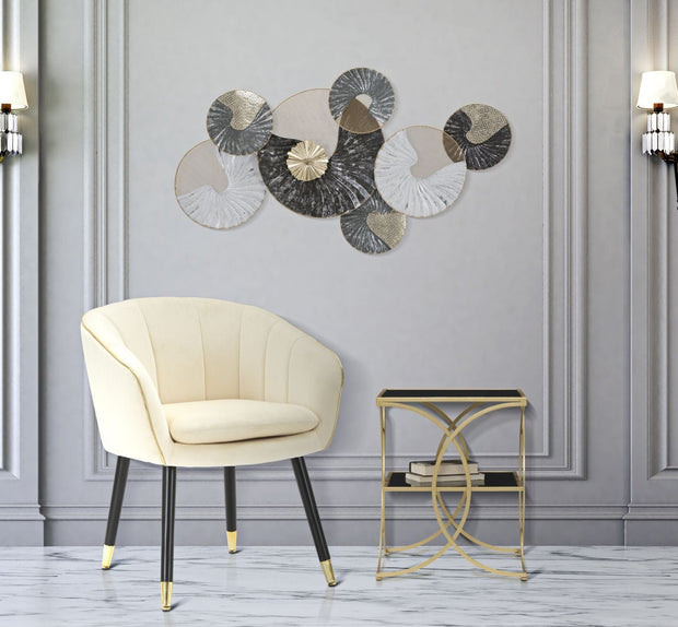 Mauro Ferretti Decoratiune metalica de perete, Circy Multicolor, l89,5xA5xH49,5 cm