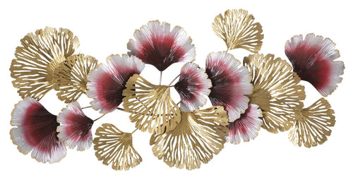 Mauro Ferretti Decoratiune metalica de perete, Color -B- Auriu / Bordeaux, l117,5xA5xH54 cm