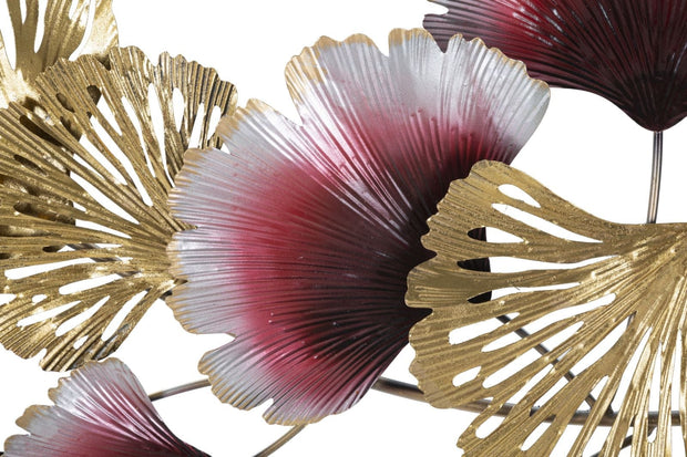 Mauro Ferretti Decoratiune metalica de perete, Color -B- Auriu / Bordeaux, l117,5xA5xH54 cm