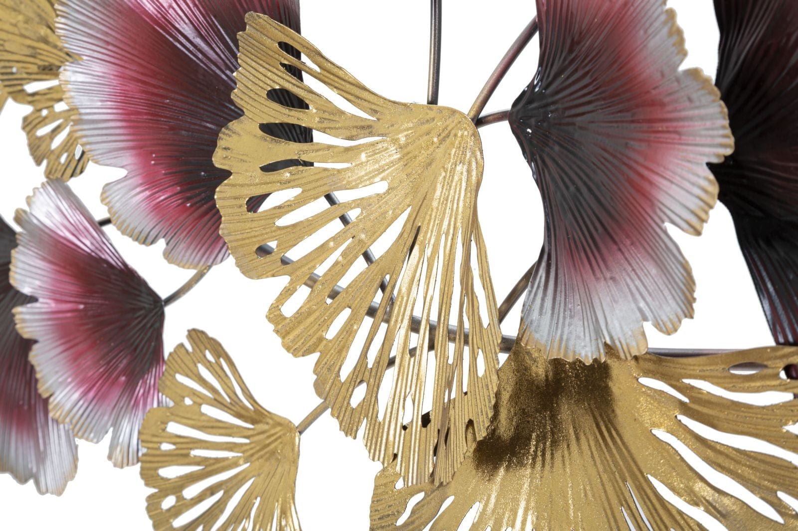 Mauro Ferretti Decoratiune metalica de perete, Color -B- Auriu / Bordeaux, l117,5xA5xH54 cm