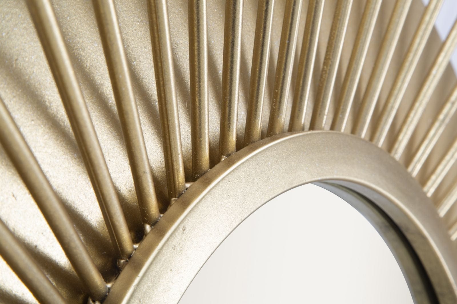 Mauro Ferretti Decoratiune metalica de perete cu oglinda Eye Glam Auriu, l75xA8xH110,5 cm