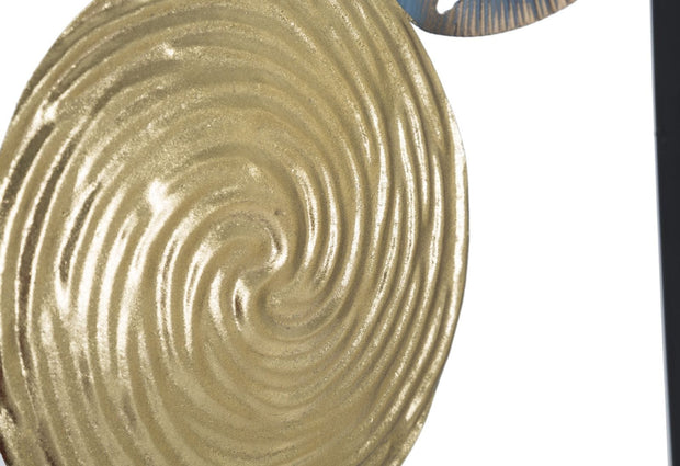 Mauro Ferretti Decoratiune metalica de perete, cu oglinda, Gloty E Multicolor, l31xA3xH90 cm