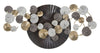 Decoratiune metalica de perete, Dity Multicolor, l120xA8,9xH57,8 cm