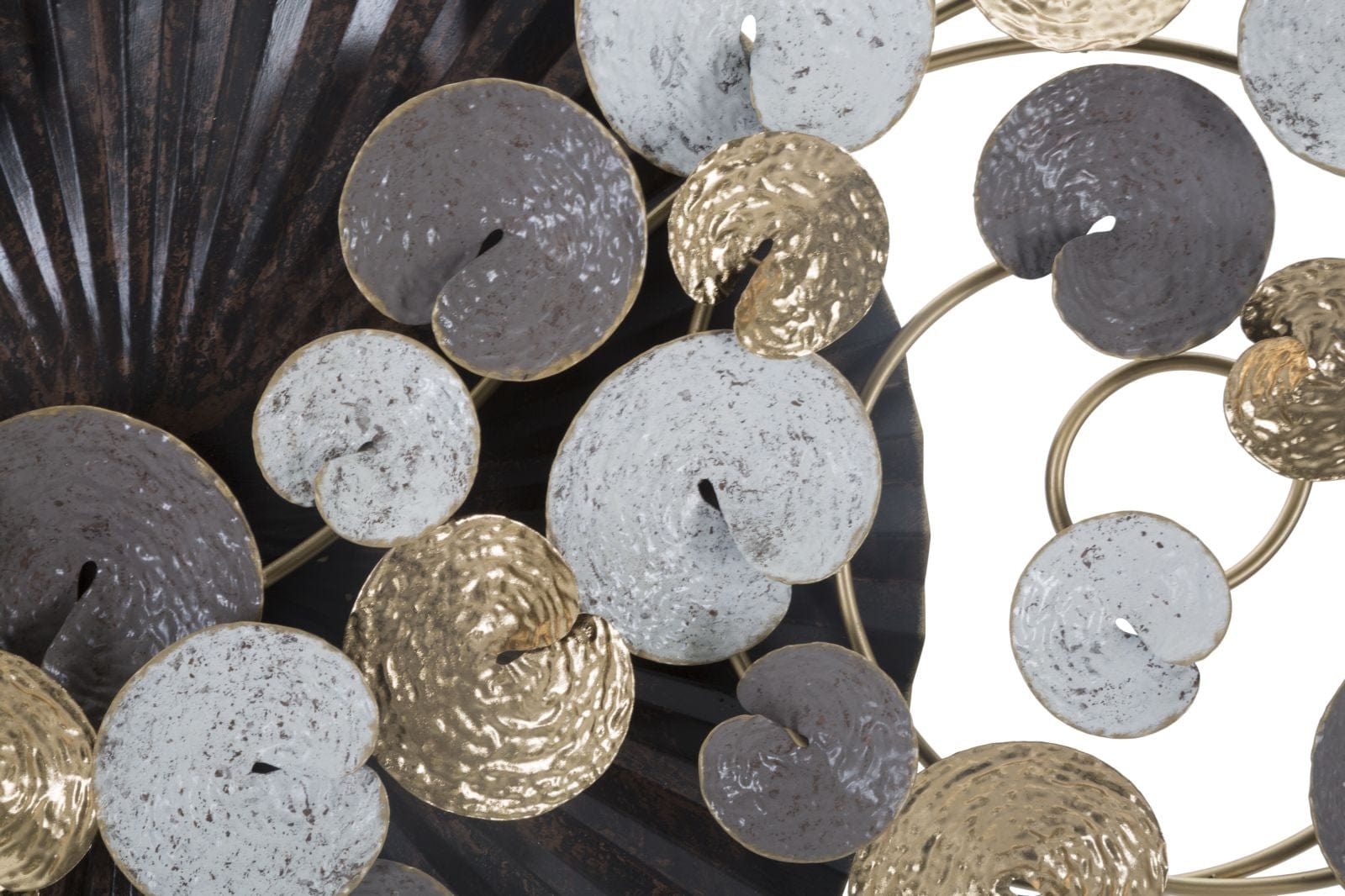 Mauro Ferretti Decoratiune metalica de perete, Dity Multicolor, l120xA8,9xH57,8 cm