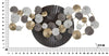Mauro Ferretti Decoratiune metalica de perete, Dity Multicolor, l120xA8,9xH57,8 cm