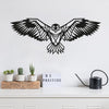 Asir Decoratiune metalica de perete, Eagle 3 Negru, l100xA1,5xH44 cm