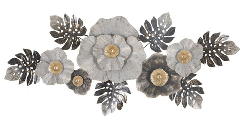 Mauro Ferretti Decoratiune metalica de perete, Edy A Multicolor, l152xA8,9xH72,4 cm