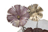 Mauro Ferretti Decoratiune metalica de perete, Florr Multicolor, l117,5xA10,5xH57 cm